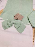 Set Nascita Nazareno Gabrielli Disegno Fiocco Verde 3485 - Piccole Canaglie - PC26897