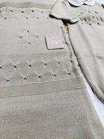 Set Nascita Nazareno Gabrielli NG3488 tortora - Piccole Canaglie - PC23766