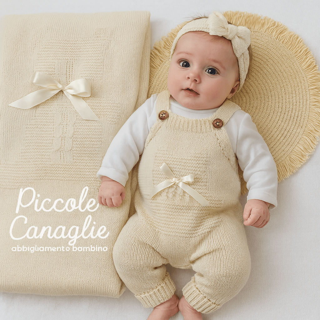 Set nascita neonati salopetta - Piccole Canaglie - PC22273