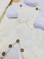 Set nascita neonati salopetta - Piccole Canaglie - PC22273