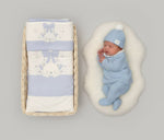 Set Nascita Orso Fiocco Celeste - Piccole Canaglie - 