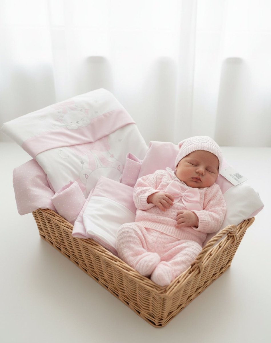 Set nascita Orso Fiocco Rosa - Piccole Canaglie - 