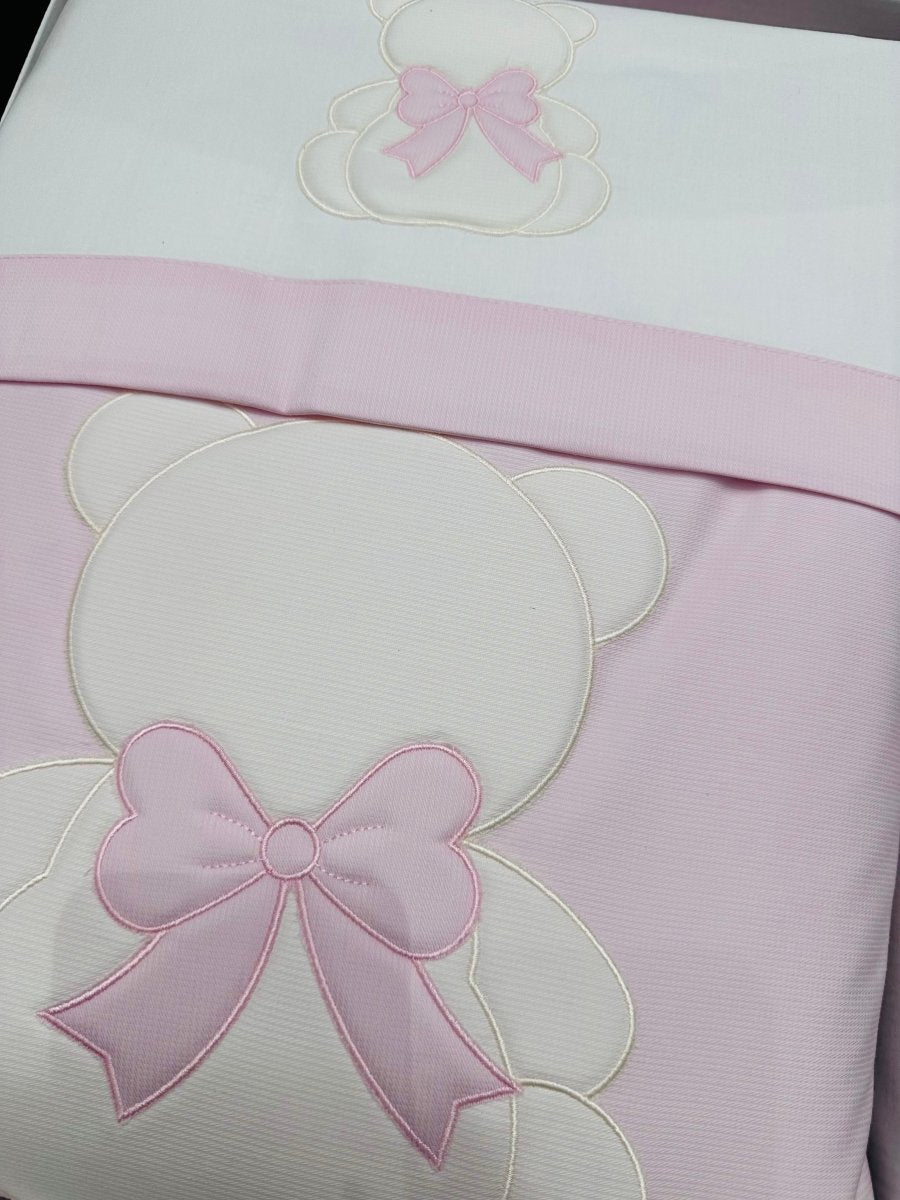 Set Nascita Orso Fiocco Rosa - Piccole Canaglie - 