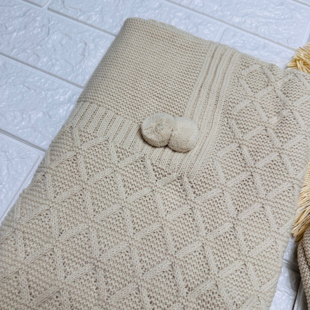 Set Nascita Pon Pon Beige - Piccole Canaglie - PC22912