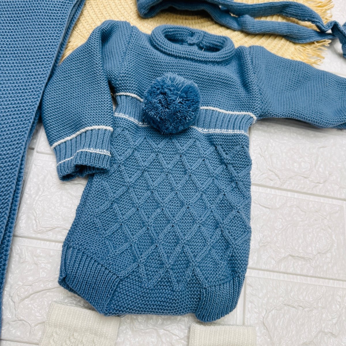 Set Nascita Pon Pon Carta da Zucchero - Piccole Canaglie - PC22910