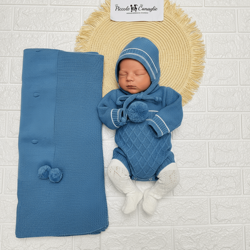 Set Nascita Pon Pon Carta da Zucchero - Piccole Canaglie - PC22910