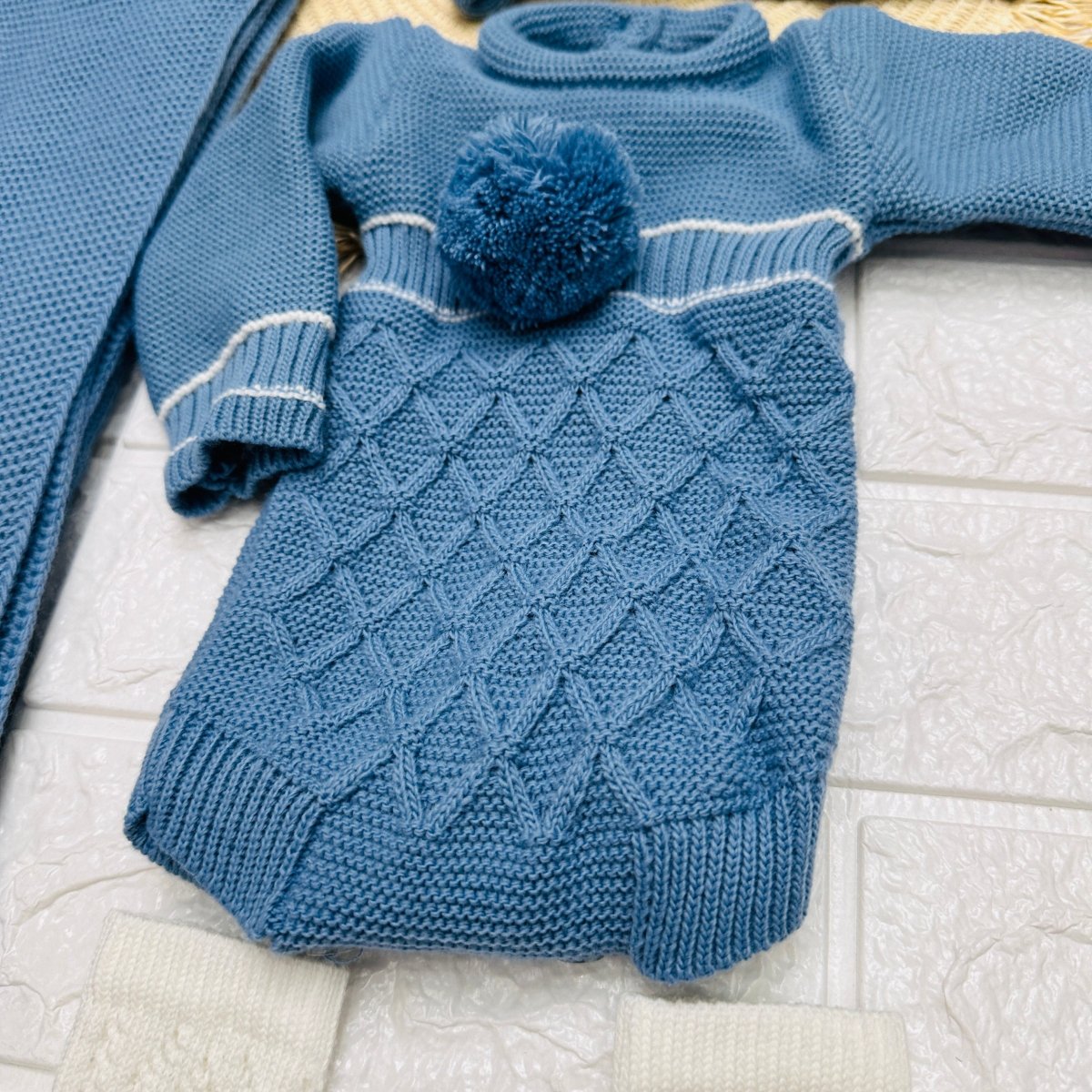 Set Nascita Pon Pon Carta da Zucchero - Piccole Canaglie - PC22910