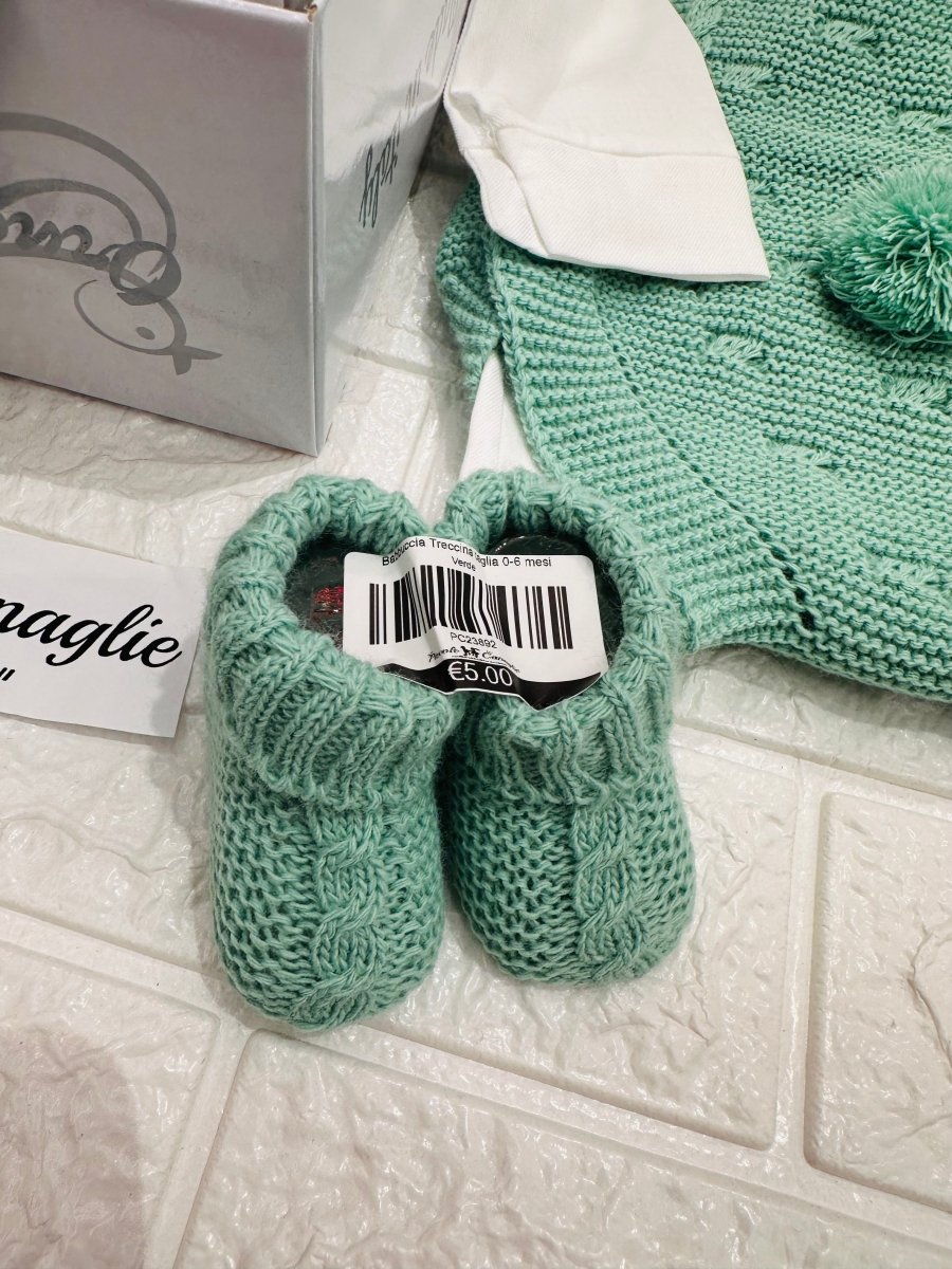 Set nascita Pon Pon Verde - Piccole Canaglie - 