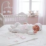 Set Nascita Prime Emozioni Puro Cotone Disegno Cuore Bianco/Rosa 3151 - Piccole Canaglie - PC26891