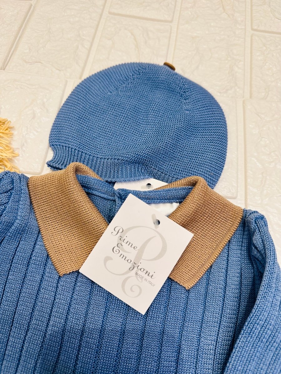 Set Nascita Prime Emozioni Puro Cotone Disegno Orso Avion/Corda 3131 - Piccole Canaglie - PC26894