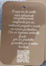 Set Nascita Tessuto invernale Nazareno Gabrielli treccine rosa antico NG3488 DIS 10 - Piccole Canaglie - PC29633