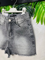 Shorts Pink Rabbit Slavato 316 Brillantini - Piccole Canaglie - PC25763