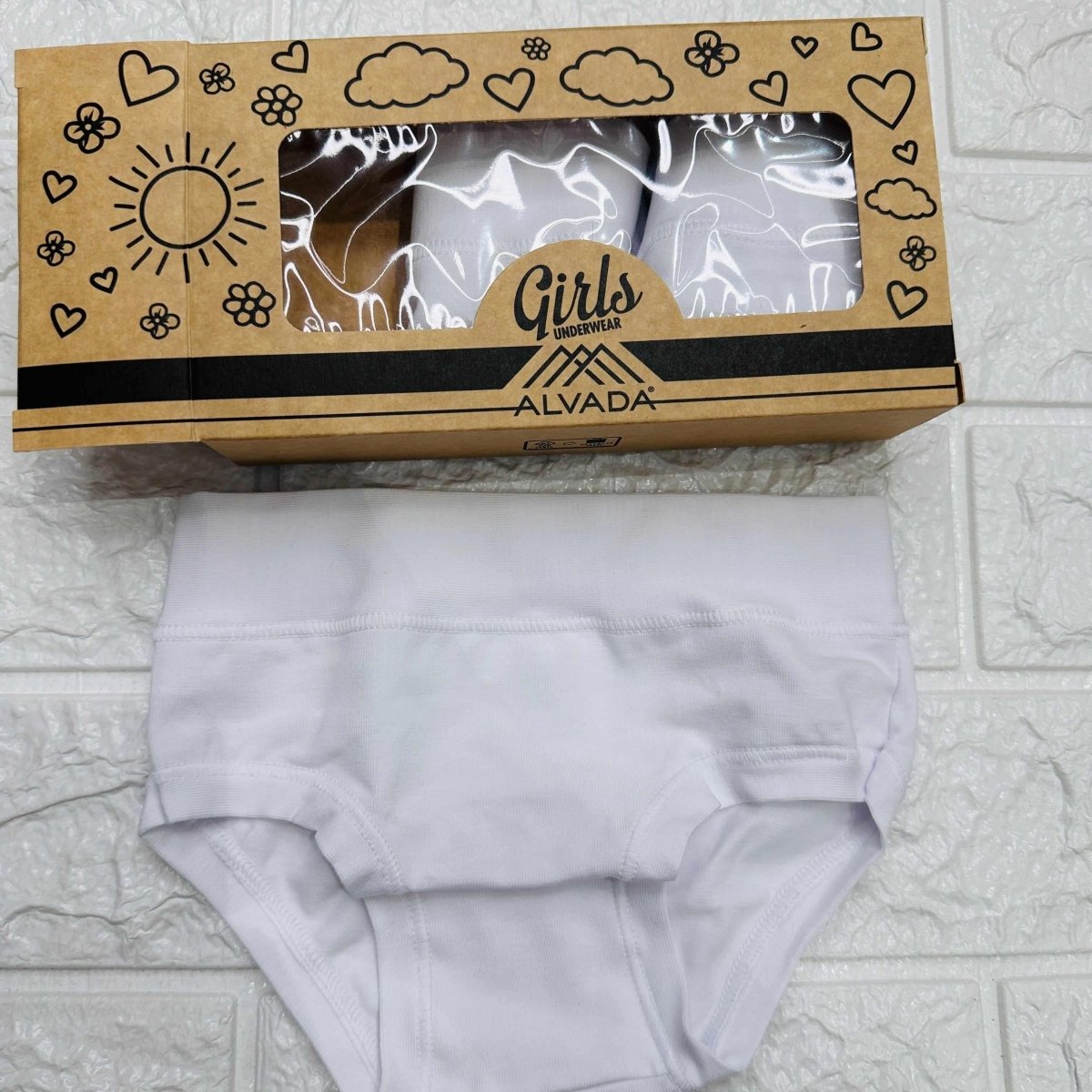 Slip bianchi bambina - Piccole Canaglie - PC21358