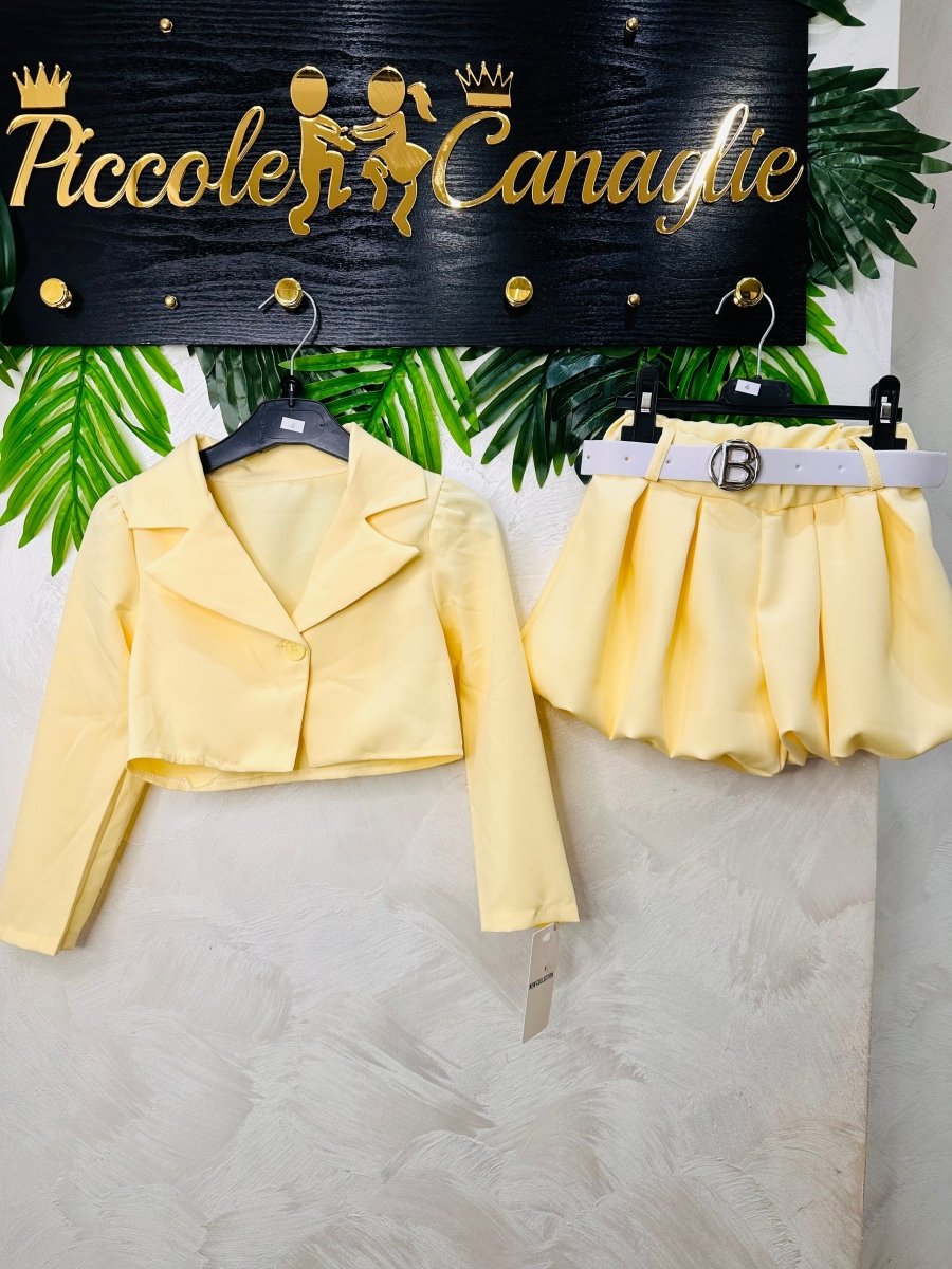 Tailleur Giallo Pantone 1808 - Piccole Canaglie - PC26666