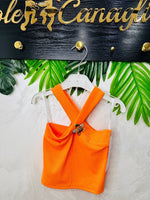 Top Incrocio Arancio 5598 - Piccole Canaglie - PC28863