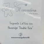 Trapunta Culla + Paracolpi Celeste - Piccole Canaglie - PC22701
