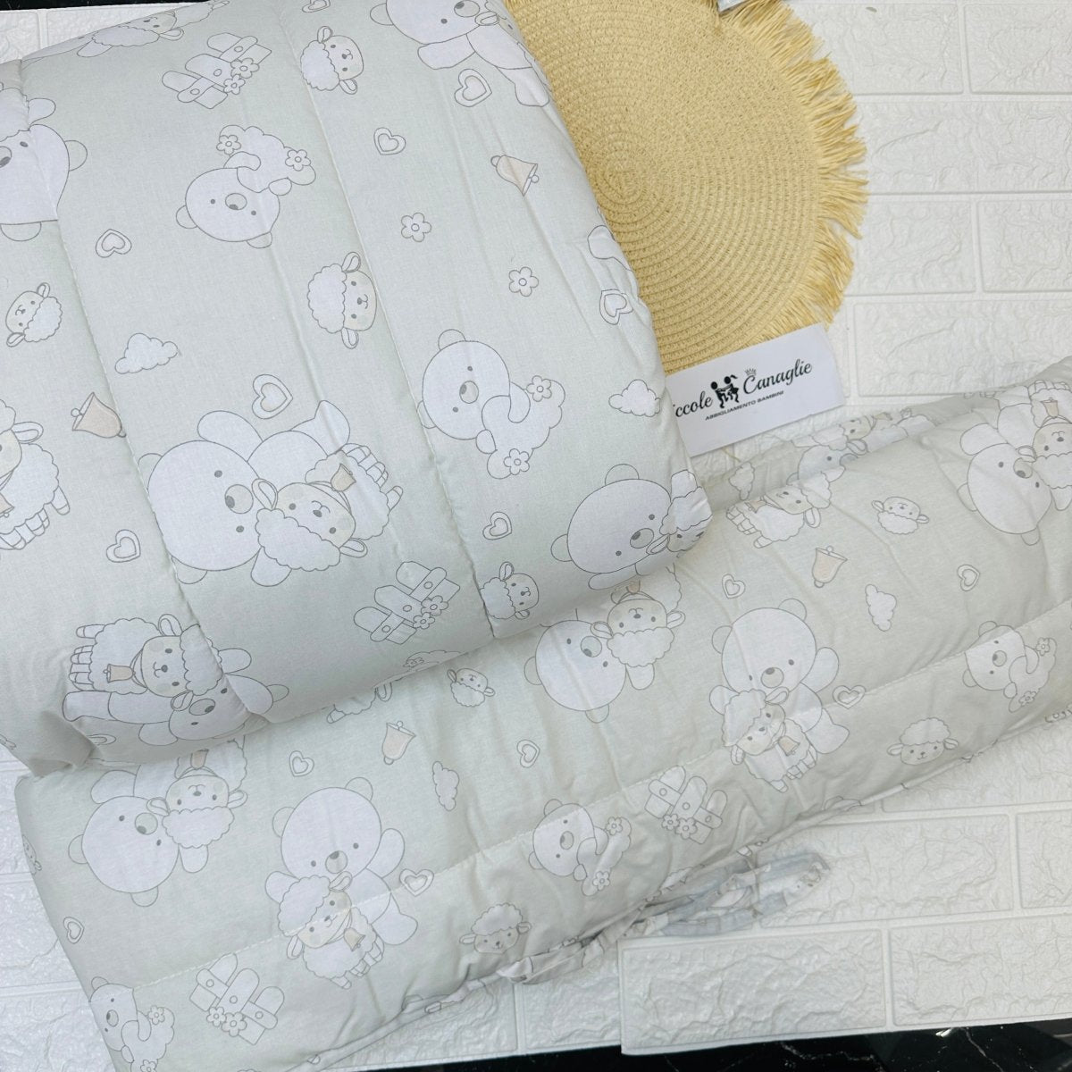 Trapunta + Paracolpi Tortora - Piccole Canaglie - PC22699