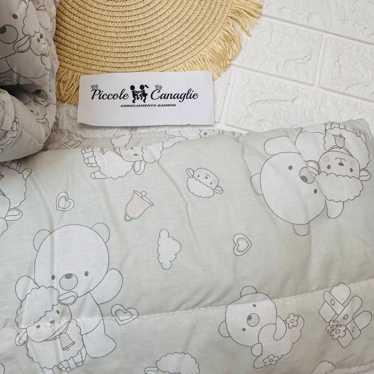 Trapunta + Paracolpi Tortora - Piccole Canaglie - PC22699