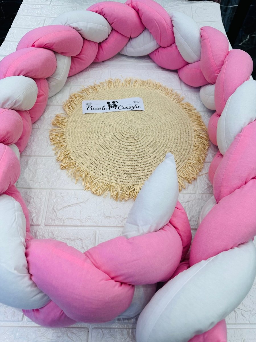Treccia Paracolpi Rosa Lunghezza 205cm Altezza 15cm - Piccole Canaglie - PC29994