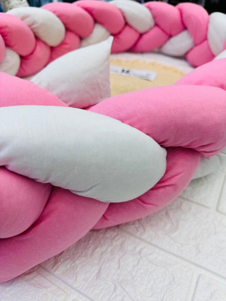 Treccia Paracolpi Rosa Lunghezza 205cm Altezza 15cm - Piccole Canaglie - PC29994