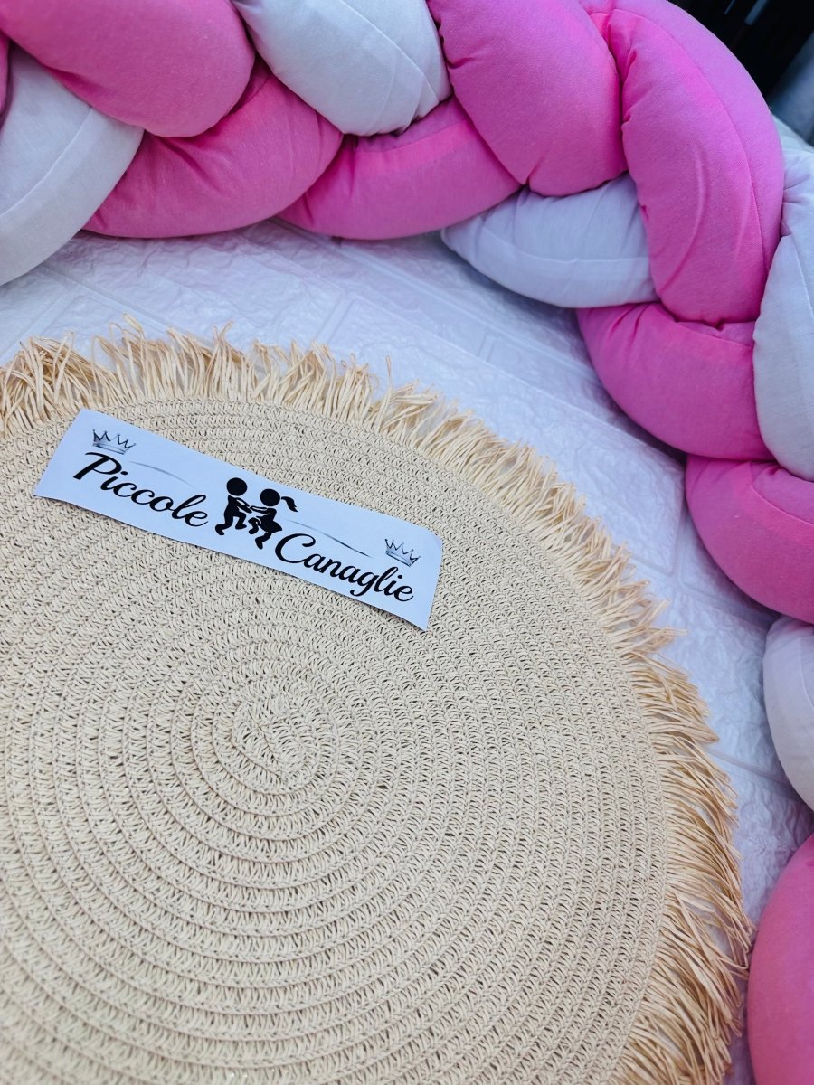 Treccia Paracolpi Rosa Lunghezza 205cm Altezza 15cm - Piccole Canaglie - PC29994