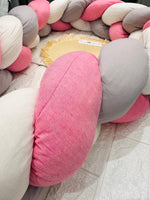 Treccia Paracolpi Rosa Misura Altezza 20cm Lunghezza 215cm - Piccole Canaglie - PC26887