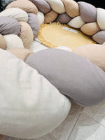 Treccia Paracolpi Tortora Misura Altezza 20cm Lunghezza 215cm - Piccole Canaglie - PC26886