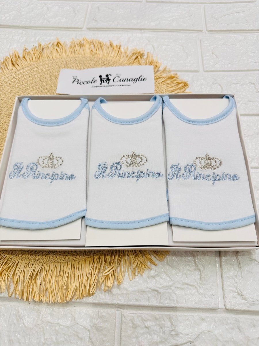 Tris bavette il principino AP124 - Piccole Canaglie - PC26453