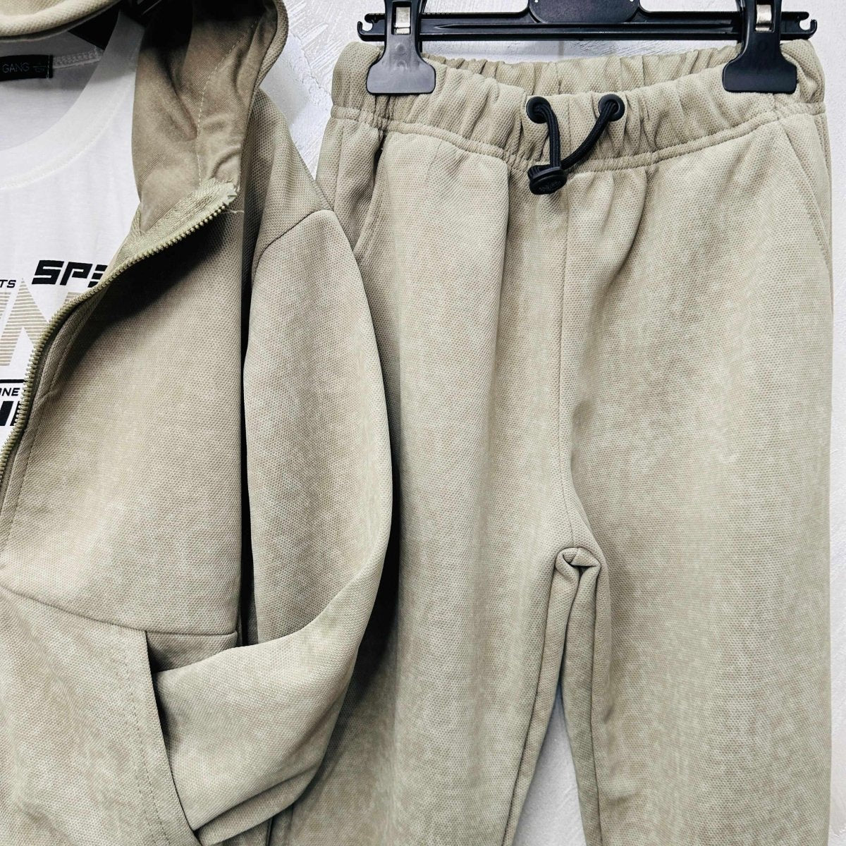 Tuta 3 pezzi mod Jeans verde - Piccole Canaglie - PC21246