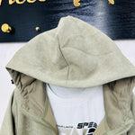 Tuta 3 pezzi mod Jeans verde - Piccole Canaglie - PC21246