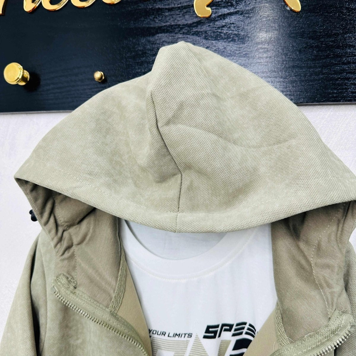 Tuta 3 pezzi mod Jeans verde - Piccole Canaglie - PC21246