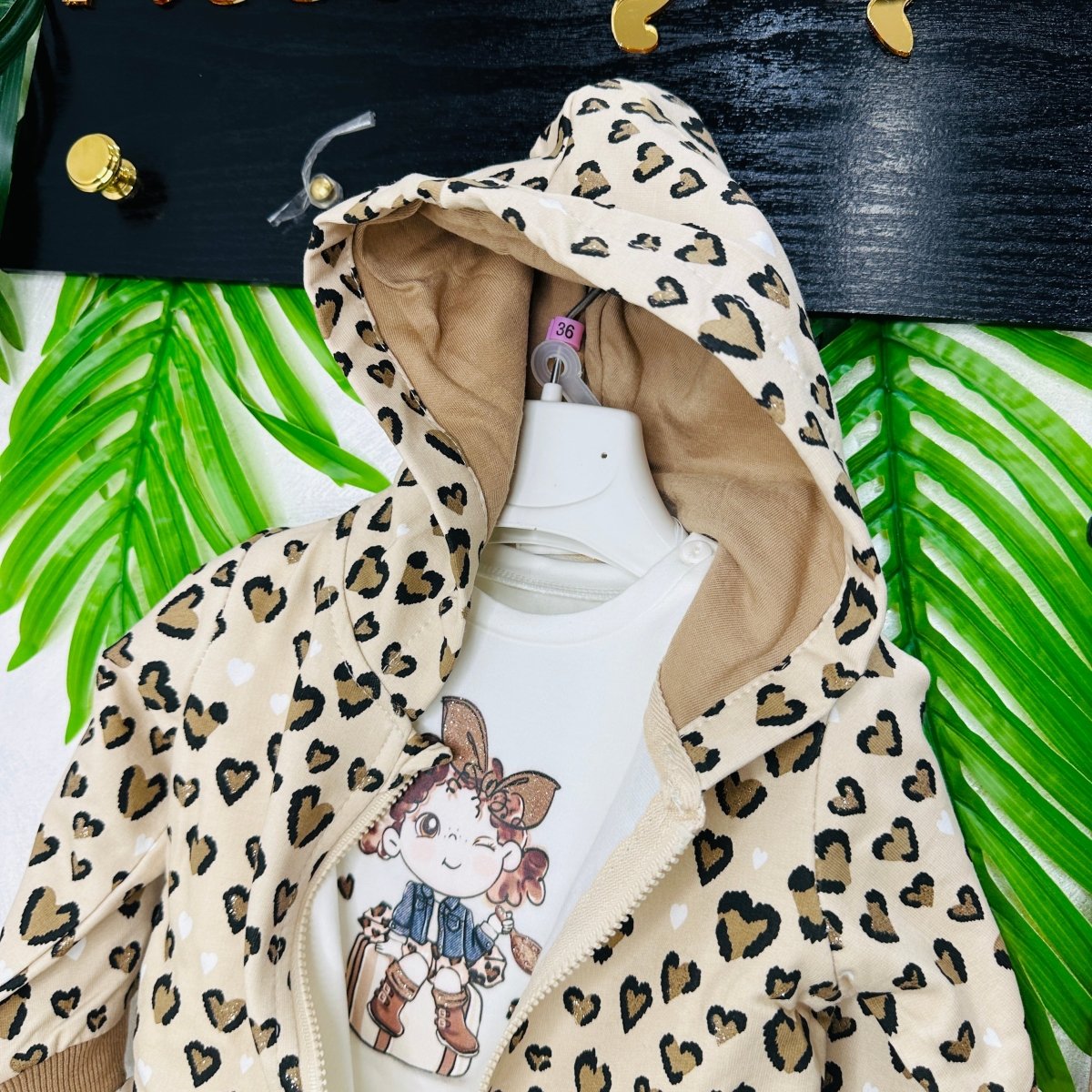 Tuta BabyLeopard Begie - Piccole Canaglie - PC22783