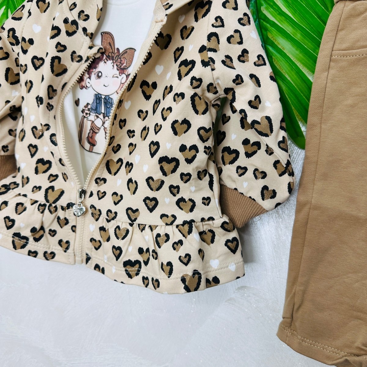 Tuta BabyLeopard Begie - Piccole Canaglie - PC22783