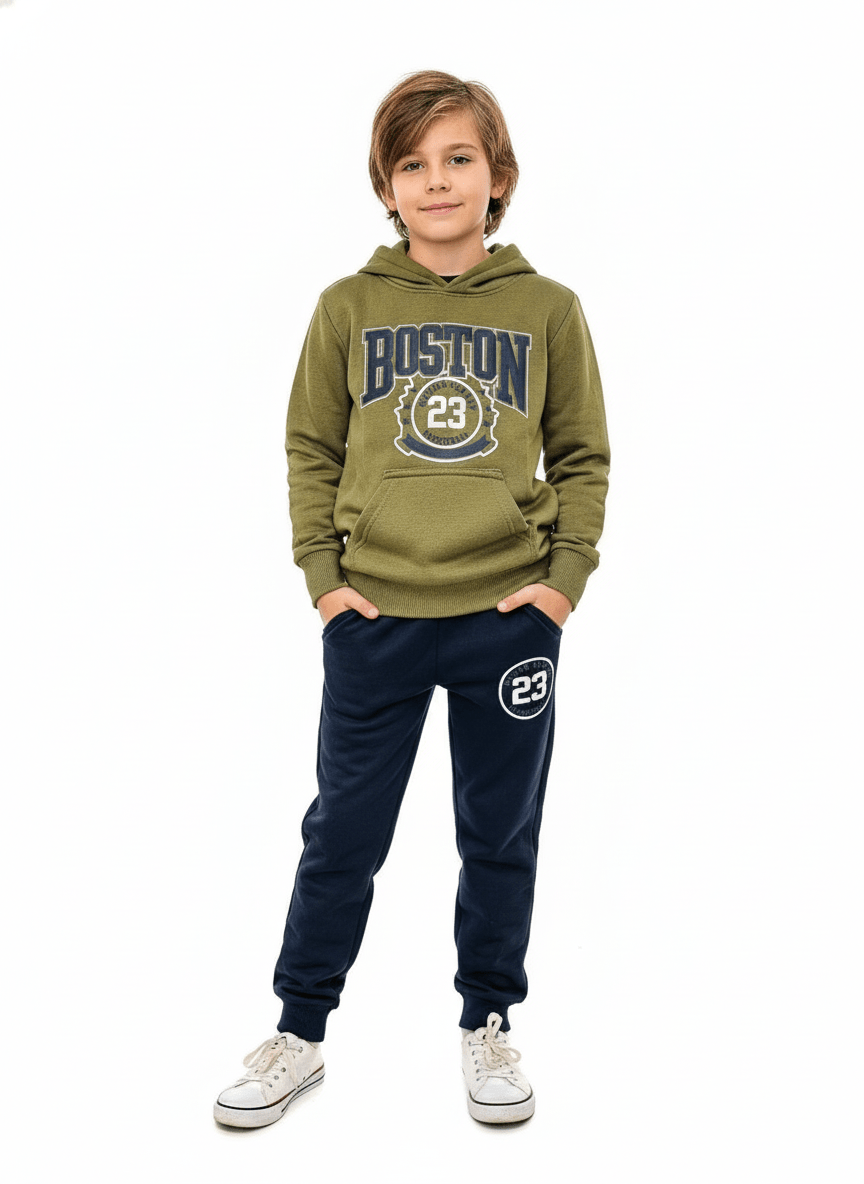 Tuta Boston felpata - Piccole Canaglie - PC24235