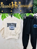Tuta Boston felpata - Piccole Canaglie - PC24247
