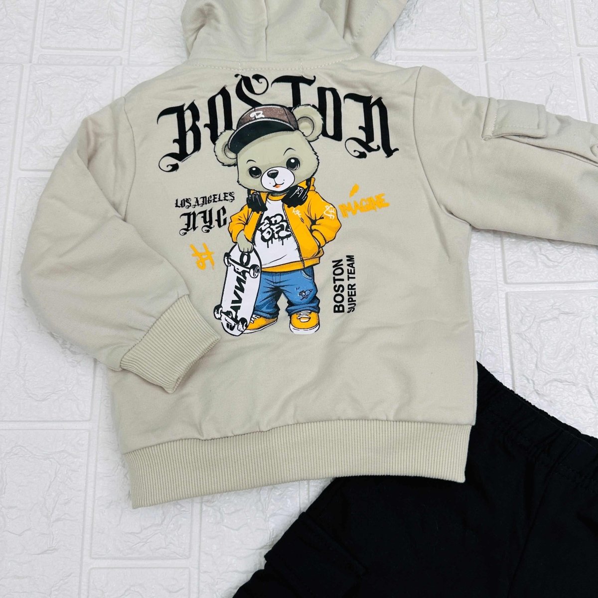 Tuta Boston orso Begie - Piccole Canaglie - PC21081