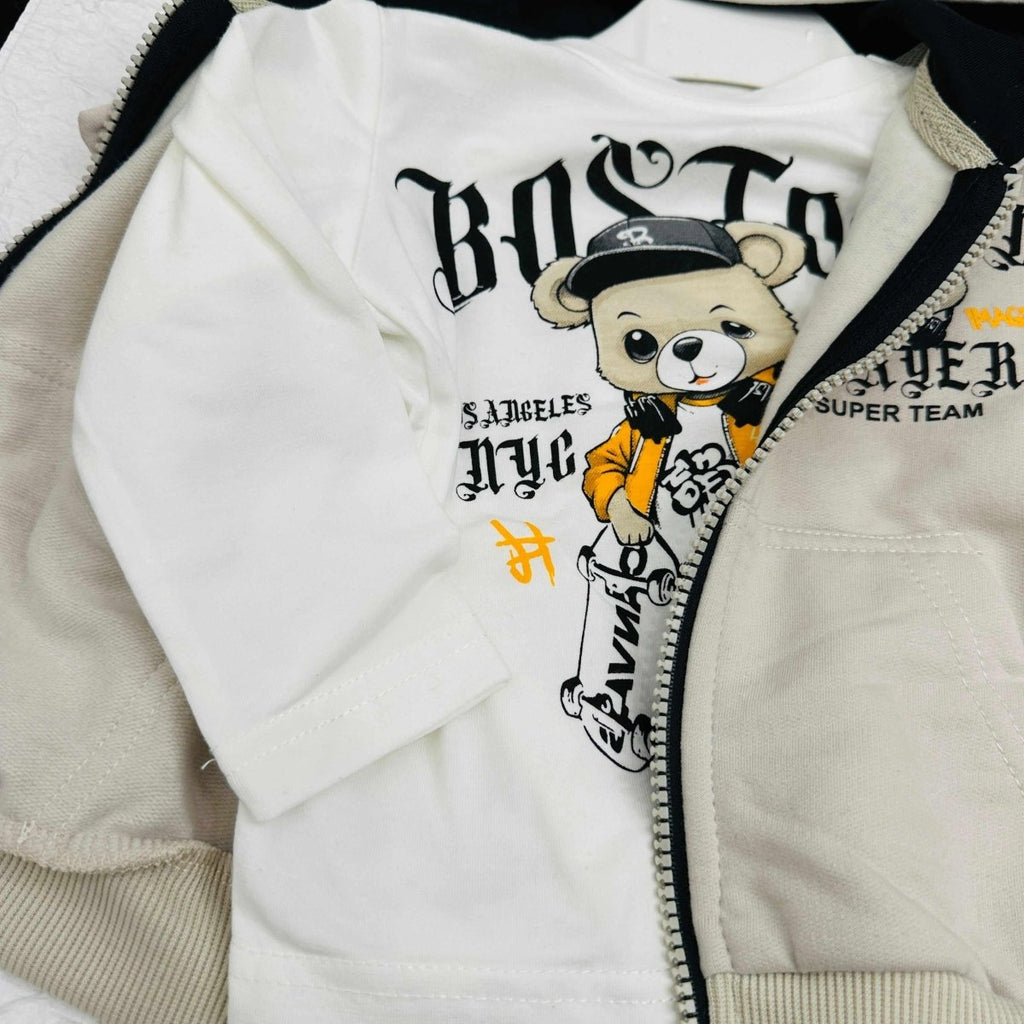 Tuta Boston orso Begie - Piccole Canaglie - PC21081