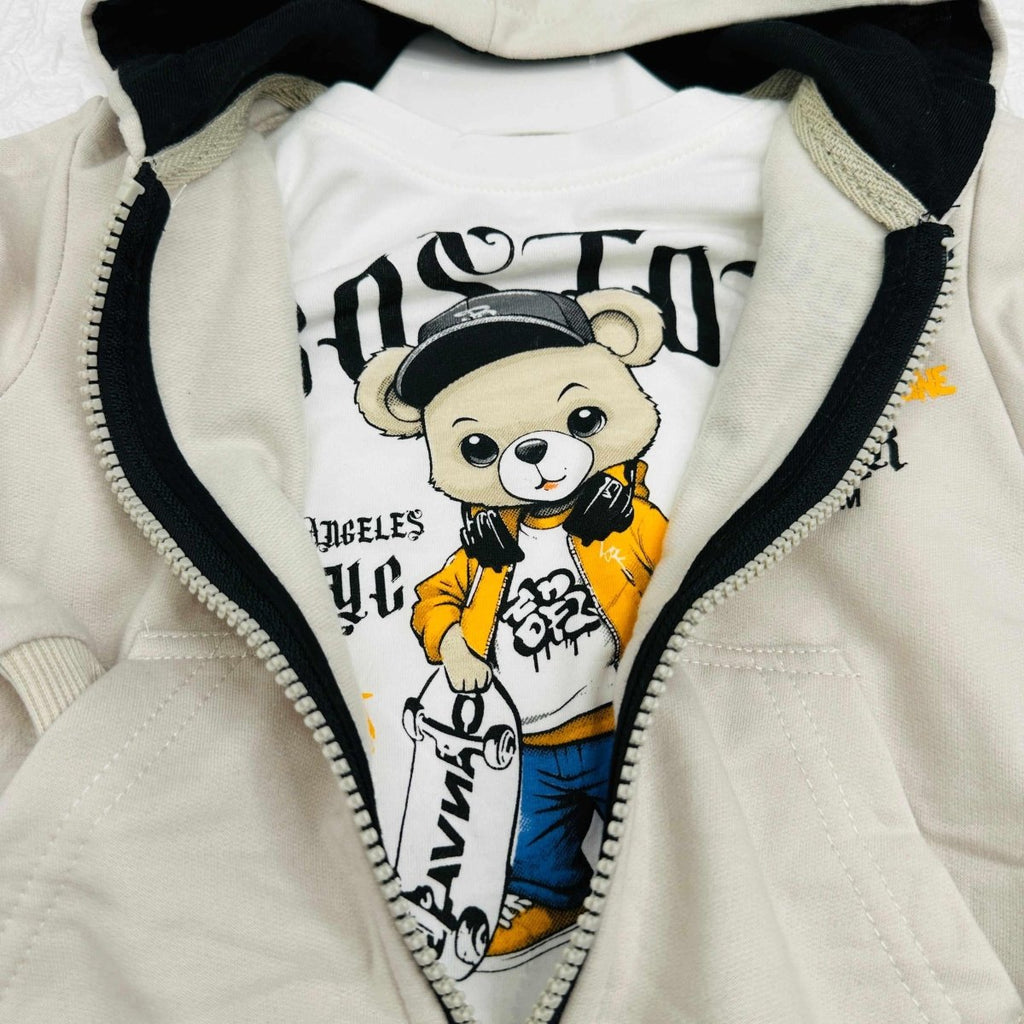 Tuta Boston orso Begie - Piccole Canaglie - PC21081