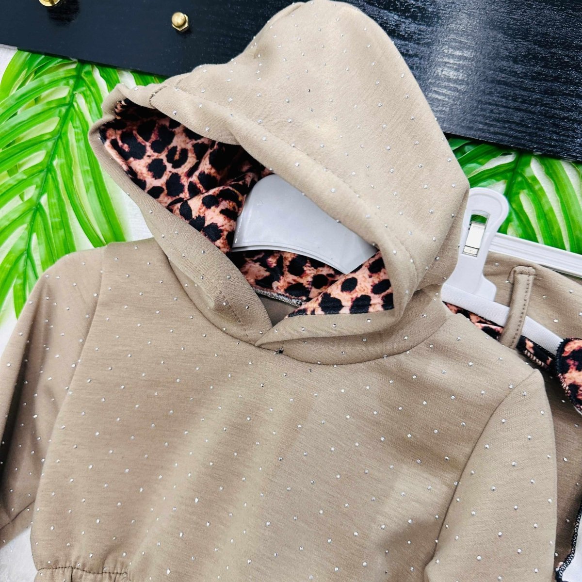 Tuta Brillantini Begie - Piccole Canaglie - PC22162