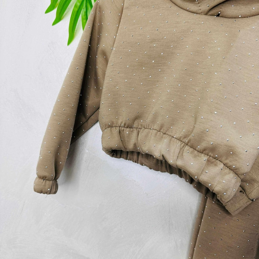 Tuta Brillantini Begie - Piccole Canaglie - PC22162