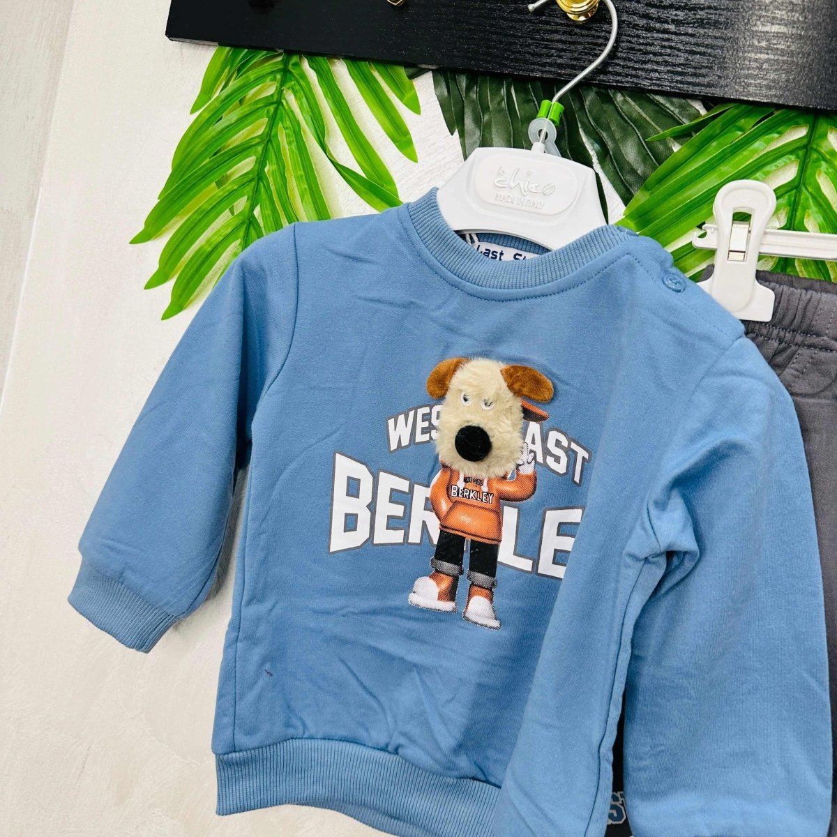 Tuta cane 3d celeste - Piccole Canaglie - PC22265