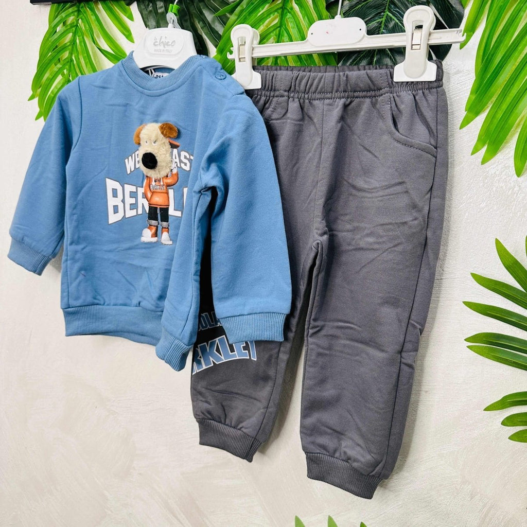 Tuta cane 3d celeste - Piccole Canaglie - PC22265