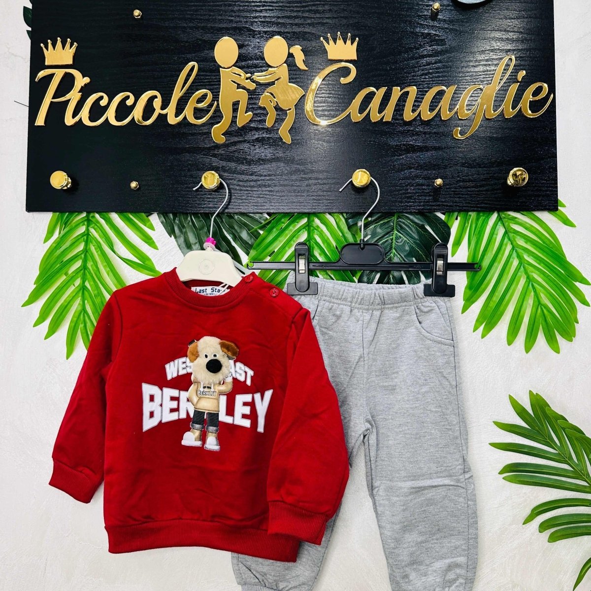 Tuta cane 3d Rosso - Piccole Canaglie - PC22269