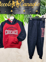 Tuta Chicago felpata - Piccole Canaglie - PC24223