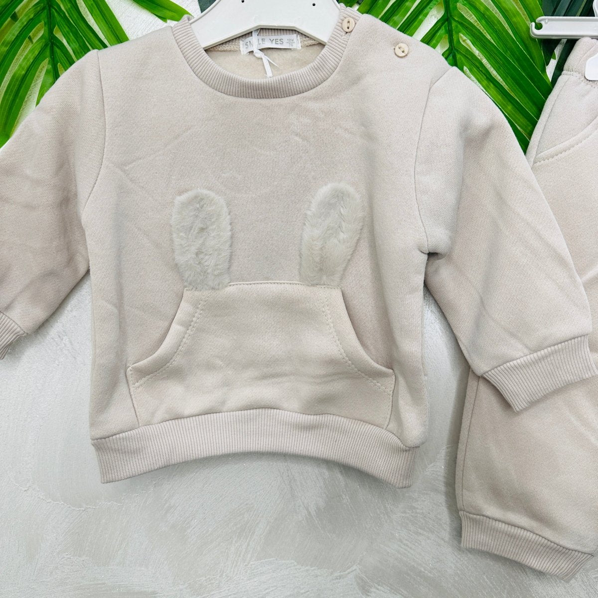 Tuta Coniglio Begie Felpata - Piccole Canaglie - PC22631