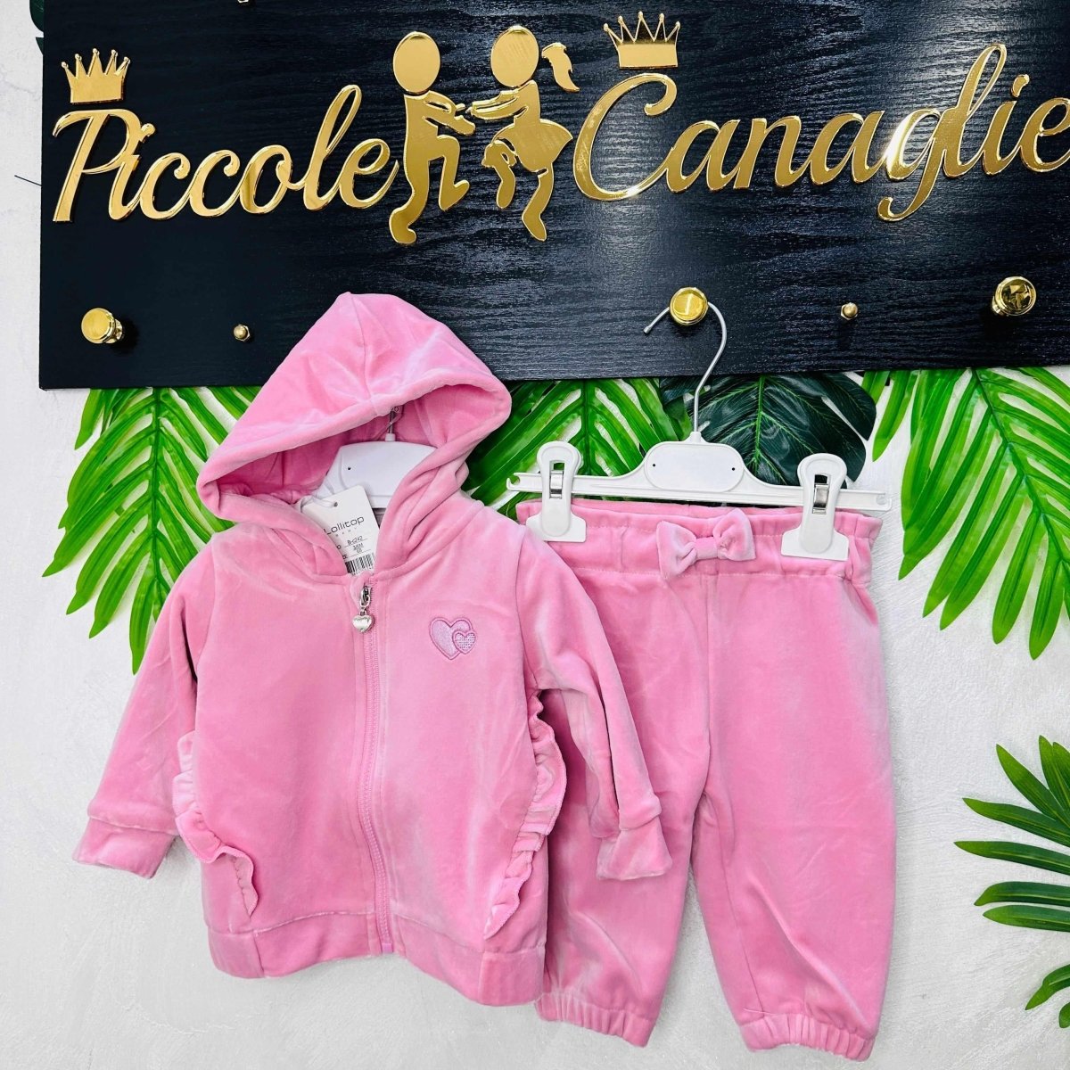 Tuta cuoricini Rosa - Piccole Canaglie - PC22249