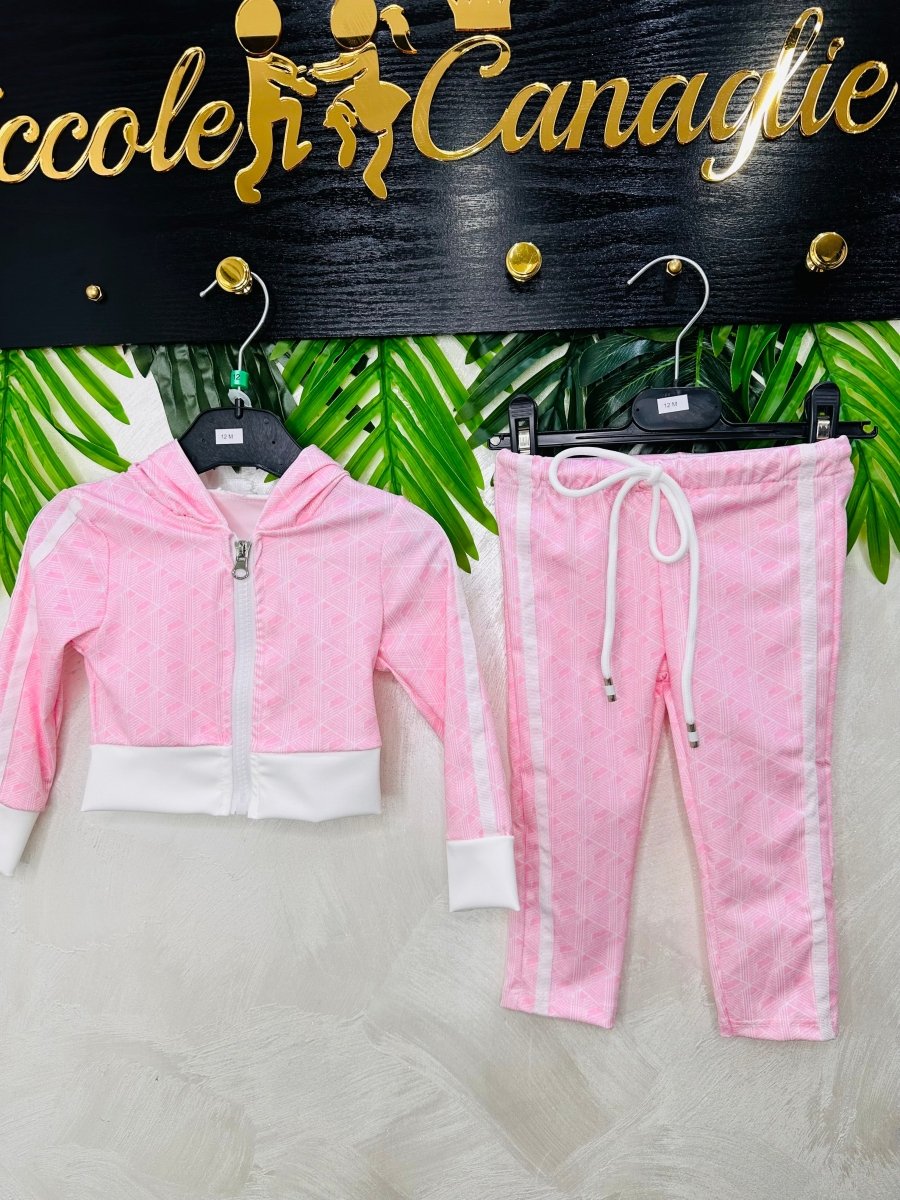 Tuta Elasticizzata Baby Rosa 20560 - Piccole Canaglie - PC25420