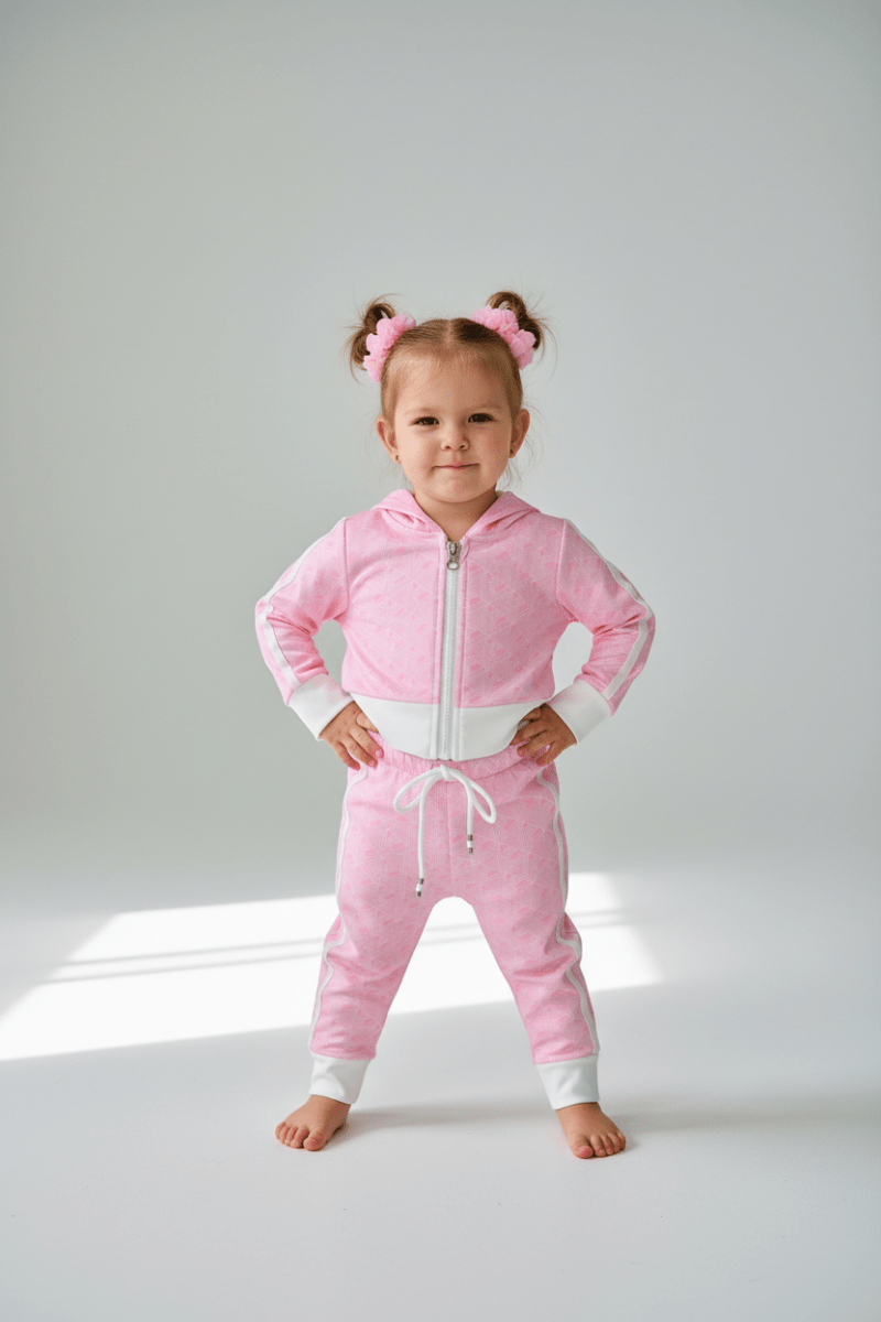 Tuta Elasticizzata Baby Rosa 20560 - Piccole Canaglie - PC25420