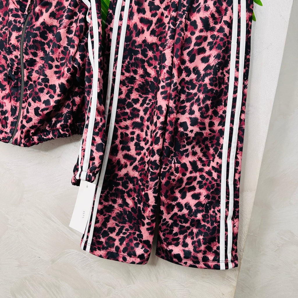 Tuta Felpata Animalier Rosa - Piccole Canaglie - PC23010