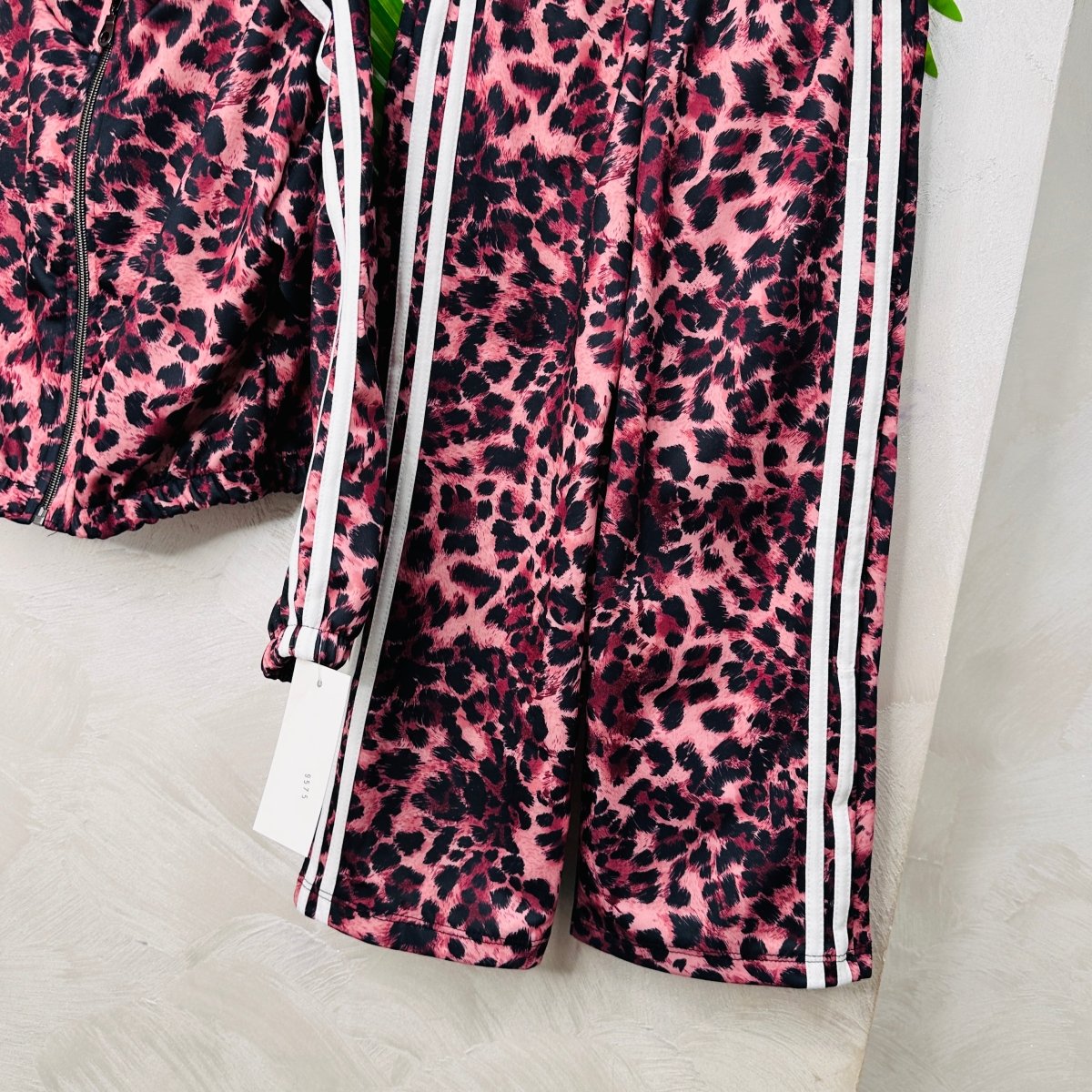 Tuta Felpata Animalier Rosa - Piccole Canaglie - PC23010